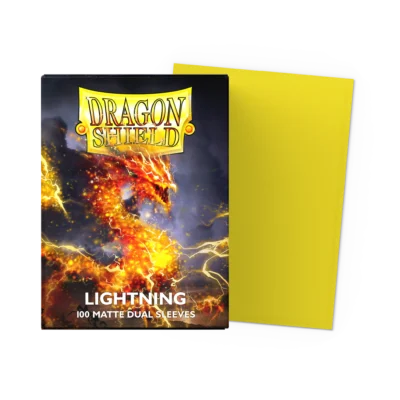 Dragon shield - Matte Dual Sleeves - LIGHTNING