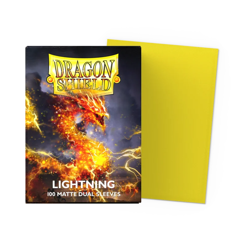 Dragon shield - Matte Dual Sleeves - LIGHTNING