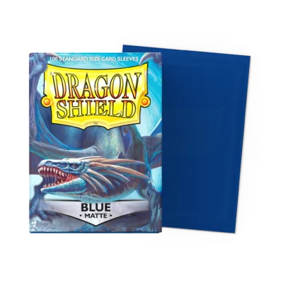 Dragon shield - Matte Sleeves - BLUE