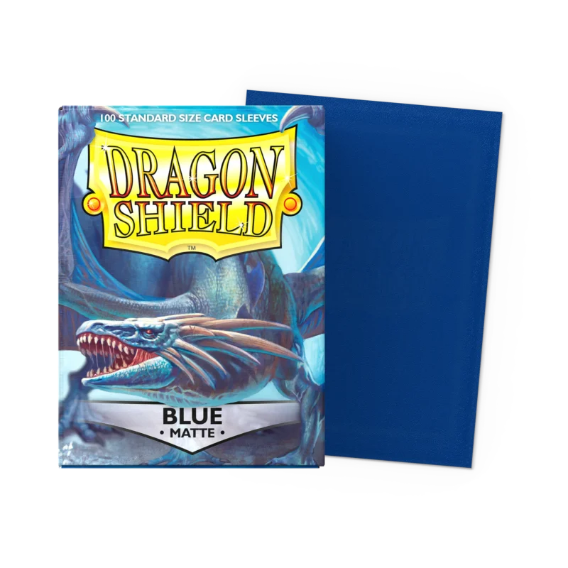 Dragon shield - Matte Sleeves - BLUE